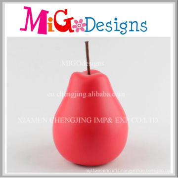 Top Selling Wholesales Red Pear Ceramic Decoration